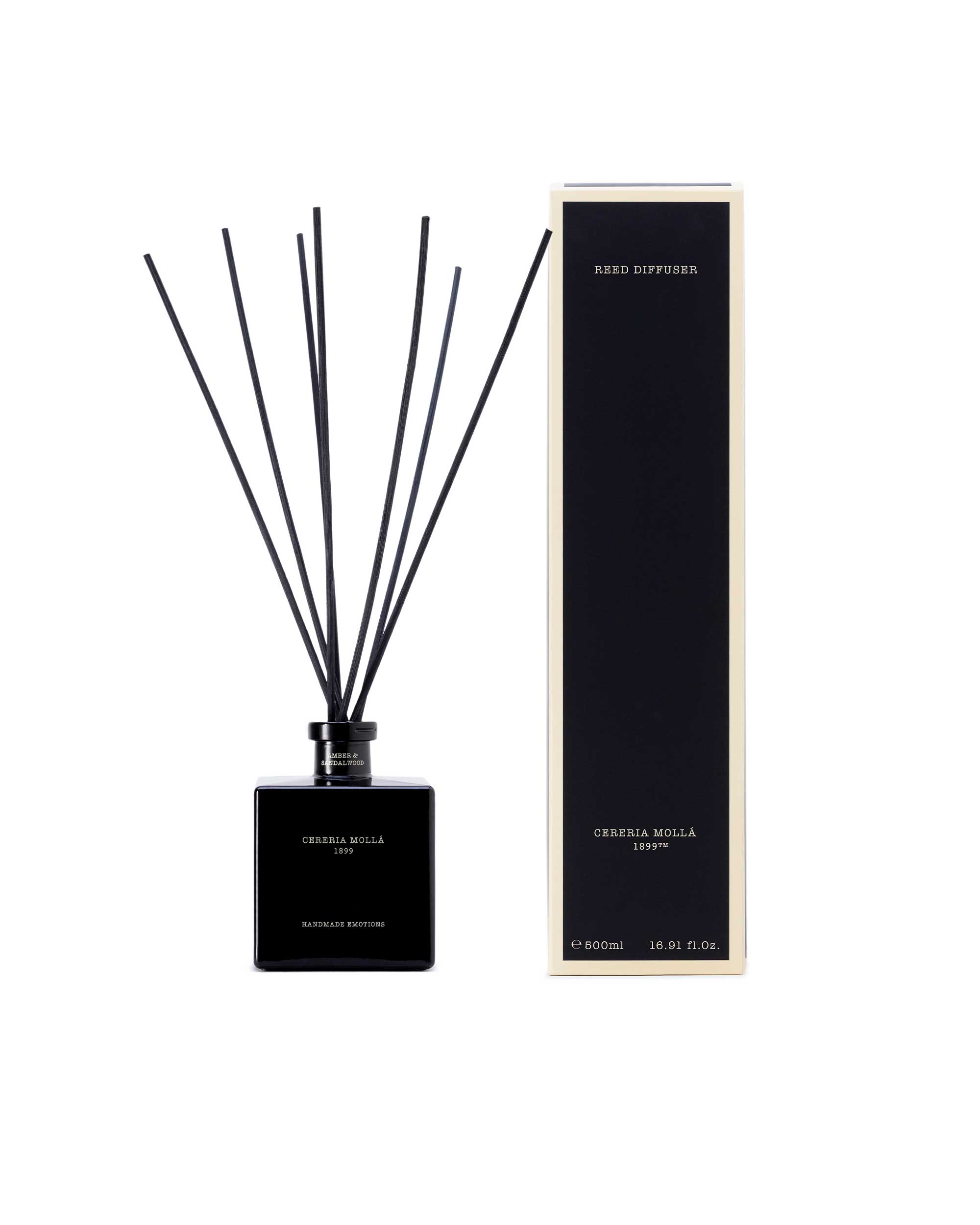 Amber & Sandalwood 500ml Reed Diffuser