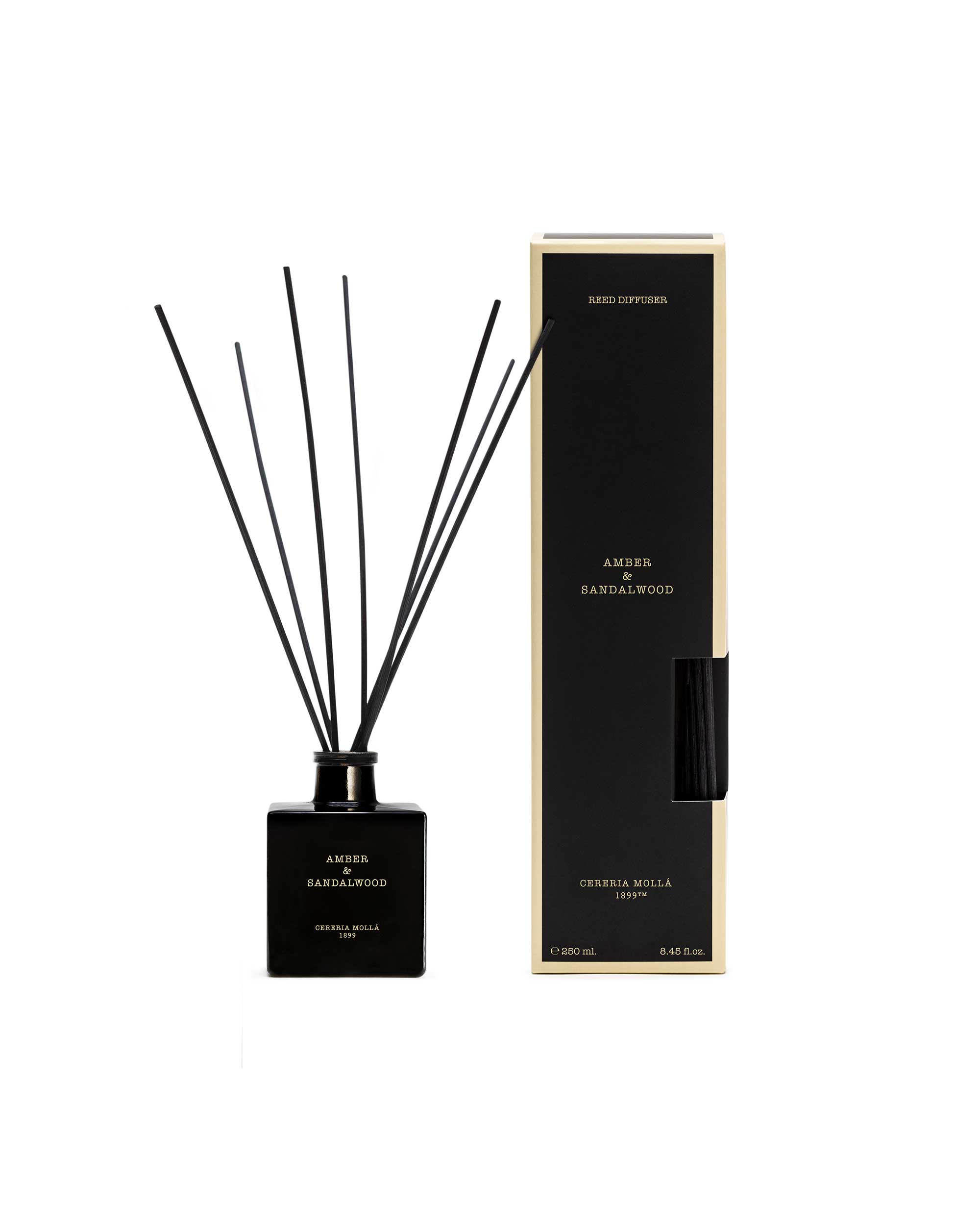 Amber & Sandalwood 250ml Reed Diffuser